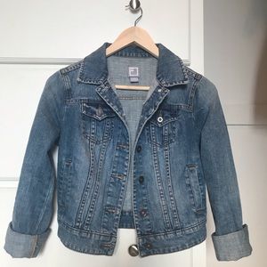 Cropped Denim Jacket size Petite Small